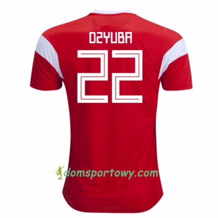 Koszulka Rosja Dzyuba 22 Domowe Koszulki Piłkarskie Mistrzostwa Świata 2018